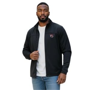 South Carolina Gamecocks Men’s Black Full-Zip Jacket, Embroidered Logo, Large
Y